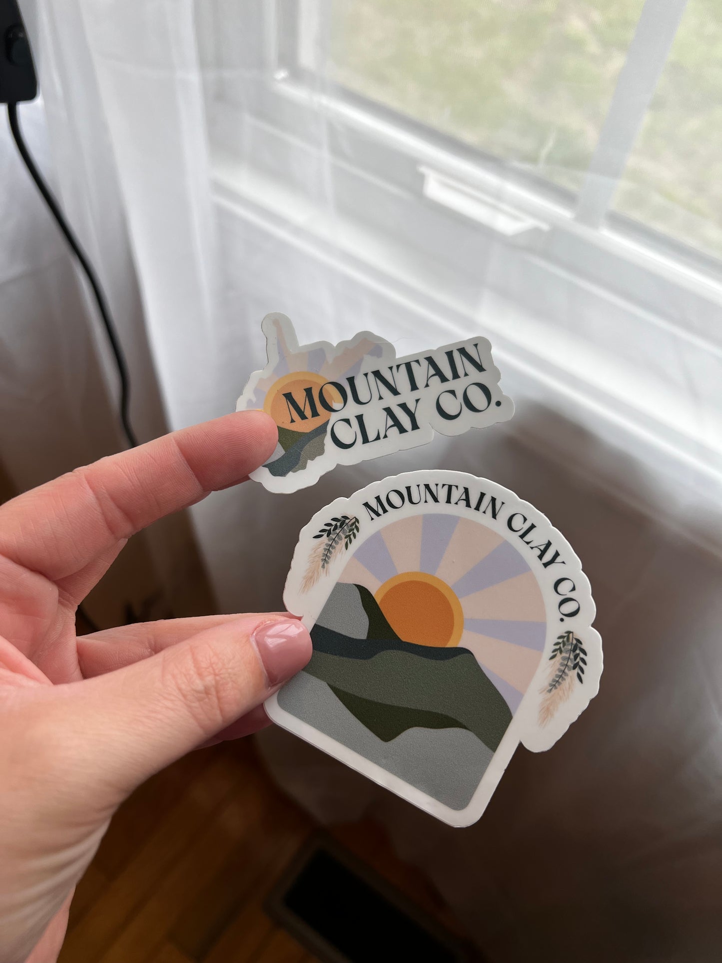 Mountain Clay Co. stickers